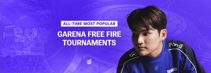 Top 10 player Free Fire esports tournaments of all time by live viewership today